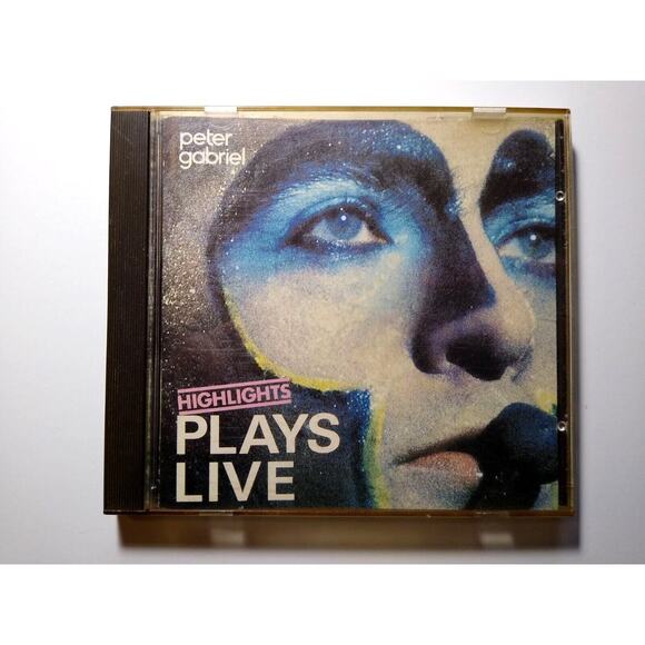 Peter Gabriel Plays Live Highlights CD 1983 West Germany Yellow Spiral Charisma - Picture 1 of 4